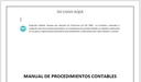 [A021] 021. Manual de Procedimientos Contable